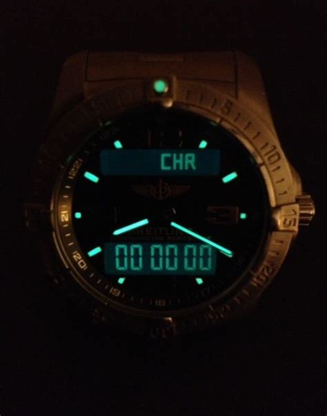 breitling aerospace lume|breitling aerospace avantage.